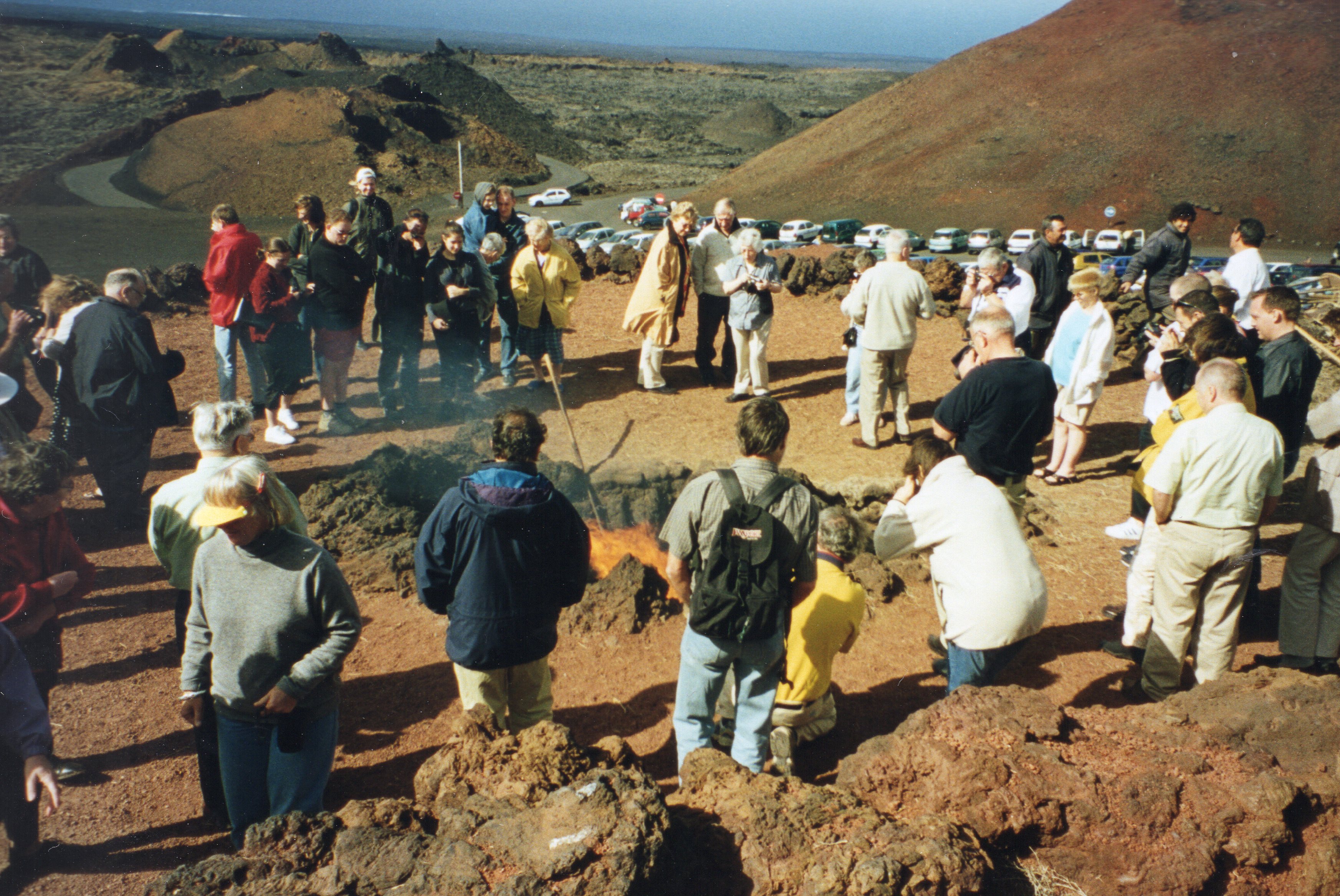 Timanfaya fire