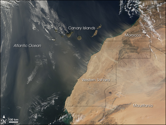 Canaries from space